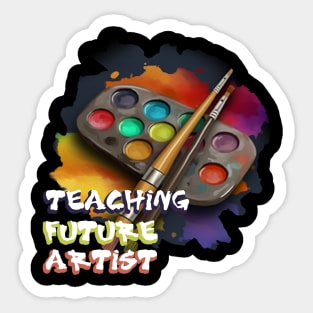 Teaching future artist Sticker